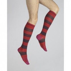 Berthe Aux Grands Pieds Chaussettes Hautes grosses Rayures - Image 5