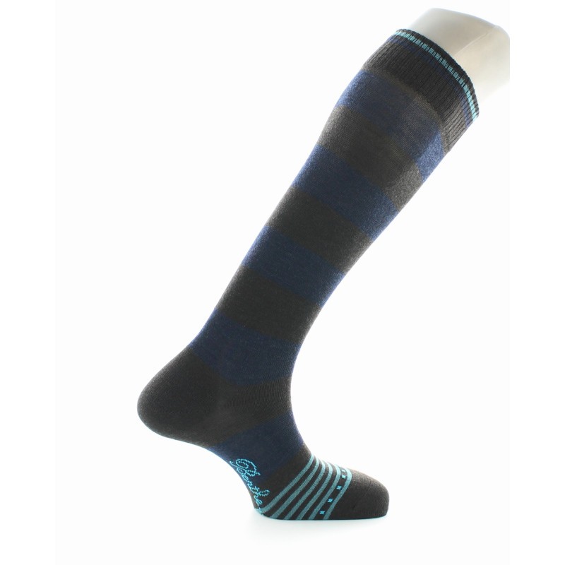 Berthe Aux Grands Pieds Chaussettes Hautes grosses Rayures