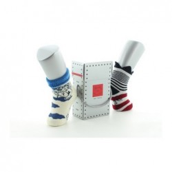 Berthe Aux Grands Pieds Boite cadeau chaussettes naissance Ange et Couronne - Image 2
