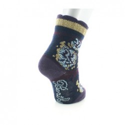 Berthe Aux Grands Pieds Chaussettes bébé Laine peignée fleurs de kimono - Image 4
