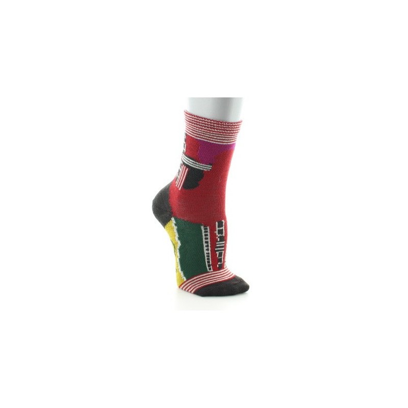 Berthe Aux Grands Pieds Chaussettes bébé Laine peignée cubisme
