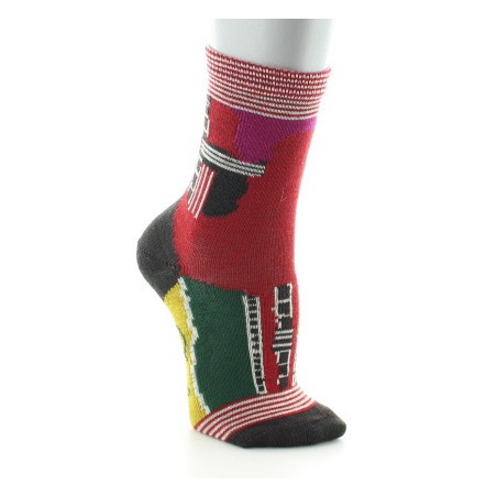 Berthe Aux Grands Pieds Chaussettes bébé Laine peignée cubisme