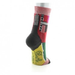 Berthe Aux Grands Pieds Chaussettes enfant Laine peignée cubisme - Image 4