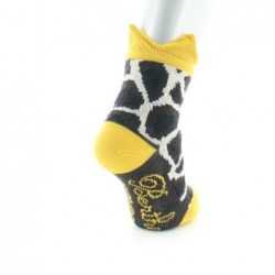 Berthe Aux Grands Pieds Chaussettes Bébé Tâches de Girafe et Couronne - Image 4