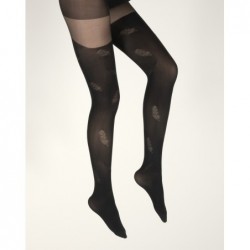 Berthe Aux Grands Pieds Collants femme 40D plume - Image 5
