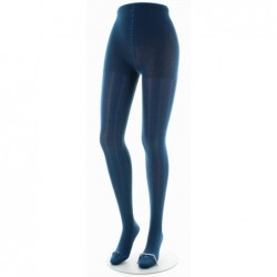 Berthe Aux Grands Pieds Collants femme soie naturelle - Bleu minuit - Image 2