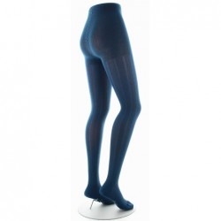 Berthe Aux Grands Pieds Collants femme soie naturelle - Bleu minuit - Image 4