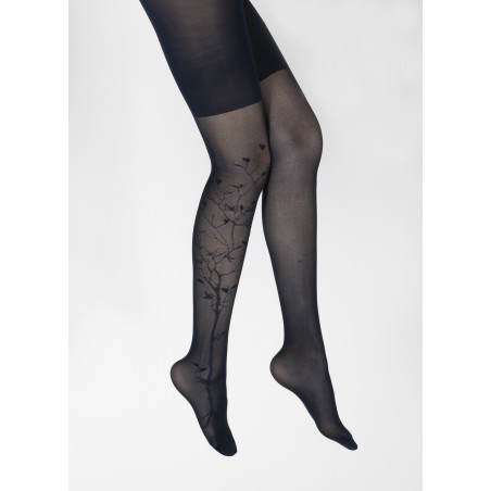 Berthe Aux Grands Pieds Collants 40D Arbre et Dentelle