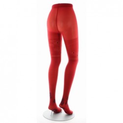 Berthe Aux Grands Pieds Collants Feu d'Artifice Marine sur fond Rouge - Image 4