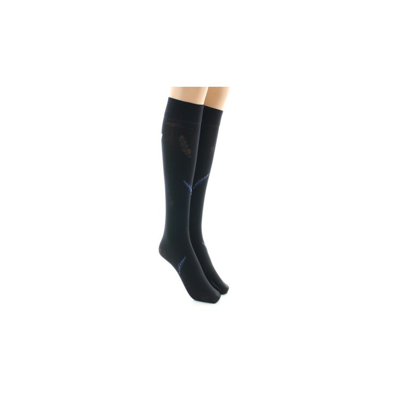 Berthe Aux Grands Pieds Mi-bas femme 40D plume