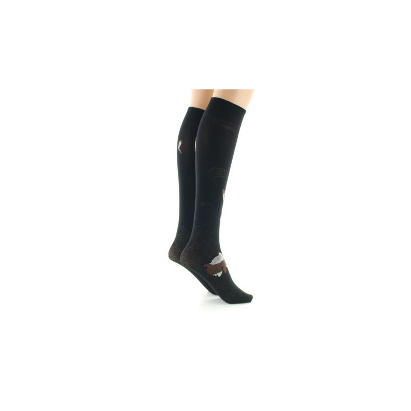 Berthe Aux Grands Pieds Mi-bas femme 40D poissons