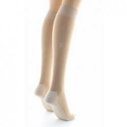 Berthe Aux Grands Pieds Mi-bas fantaisie couleur peau semelle coton - Image 3