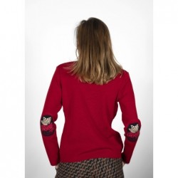 Pull Col V Femme Papillons...
