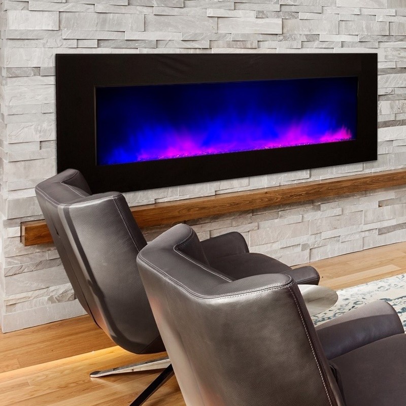 Chemin'Arte Cheminée decorative design Volcano 5XL 182 cm