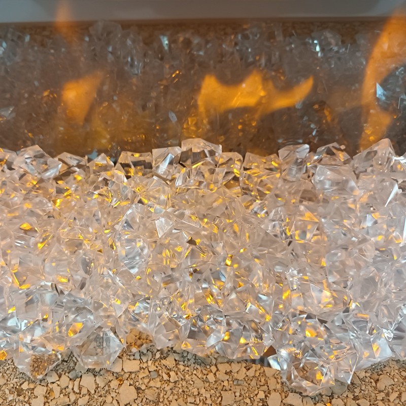 Chemin'Arte Pierres transparentes pour cheminées Chemi'Arte