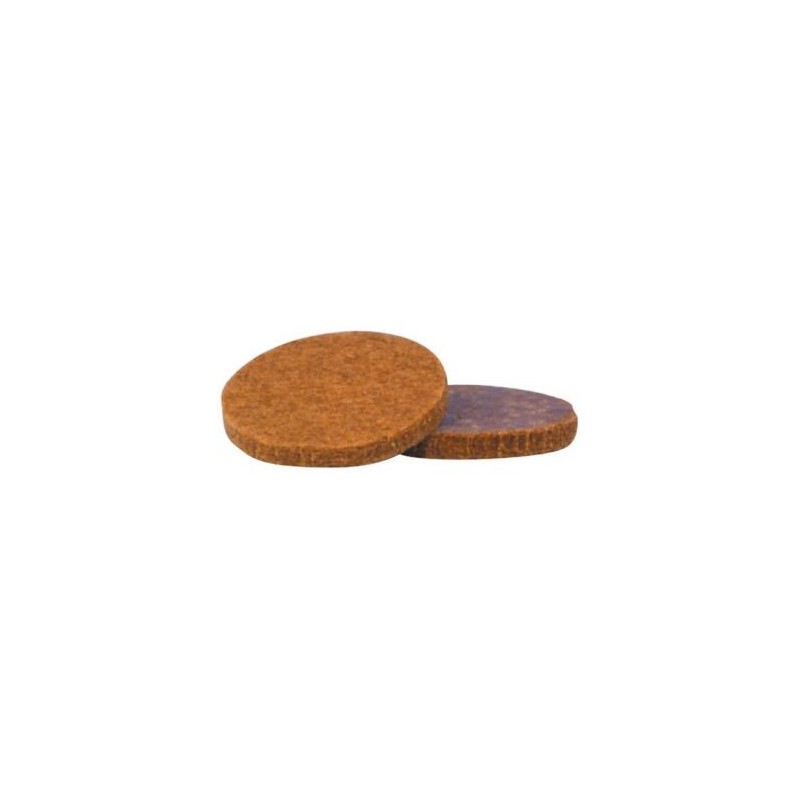 ISO Patin feutre adhésif diam.22 marron x12 sc