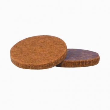 ISO Patin feutre adhésif diam.33 marron x6 sc