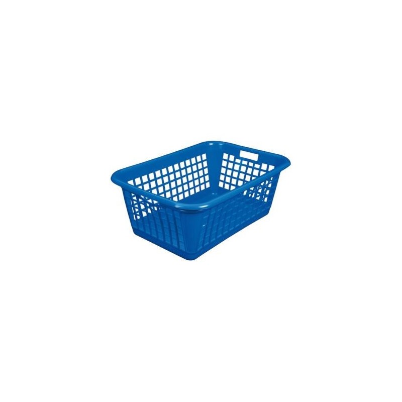 ALUMINIUM ET PLASTIQ Corbeille à linge 60 L Bleue
