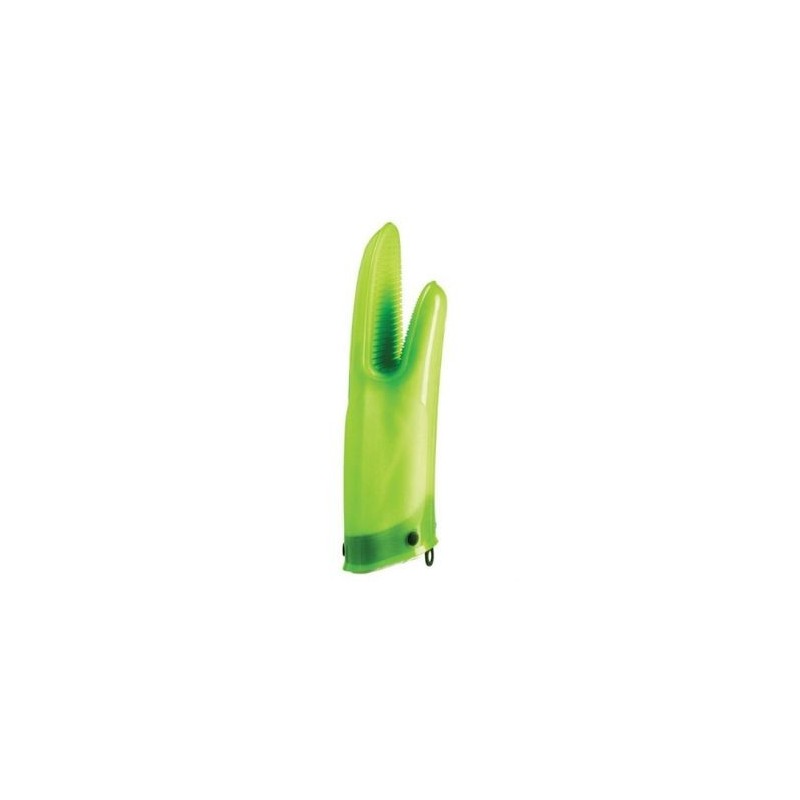 Mastrad Gant de cuisine silicone & coton Vert