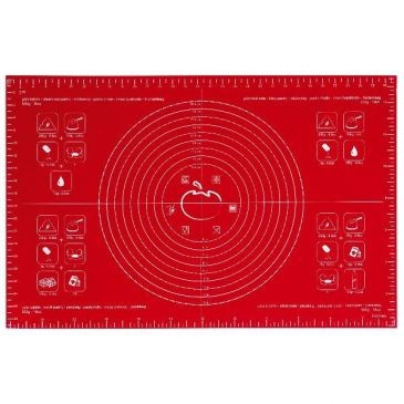 Mastrad Grande feuille à pâtisserie 60 x 40 cm Rouge