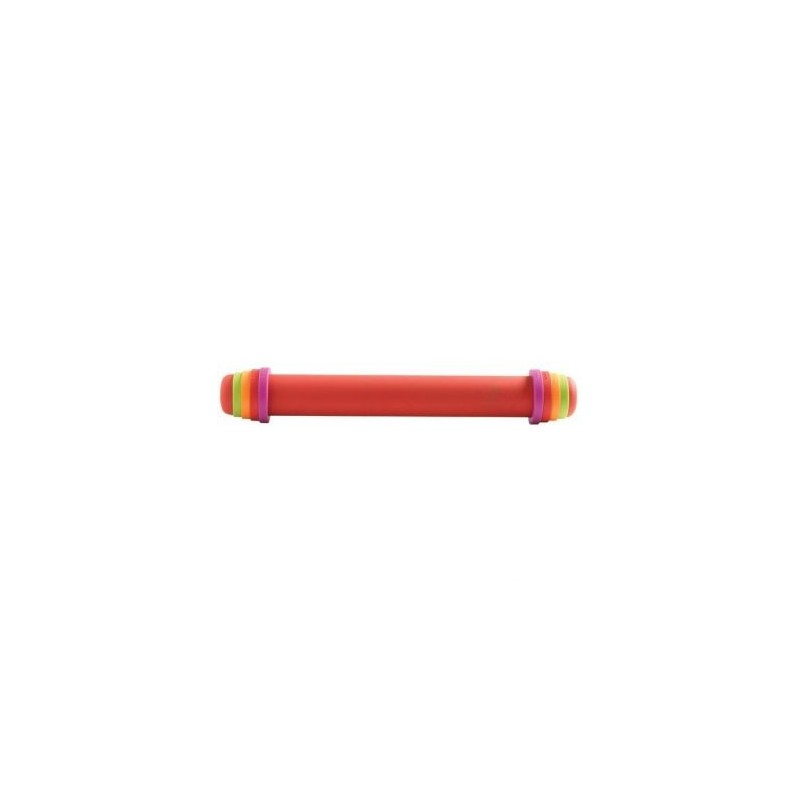 Mastrad Rouleau à pâtisserie ajustable Rouge