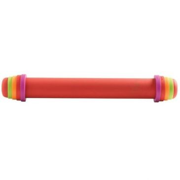 Mastrad Rouleau à pâtisserie ajustable Rouge