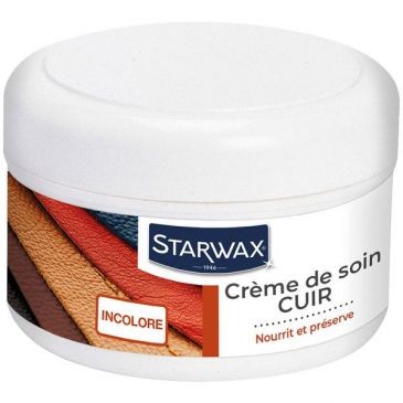 STARWAX Creme de soin cuir 150ml incolore