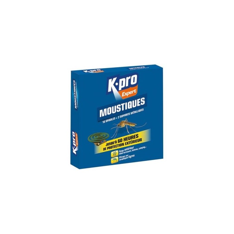 Kpro Moustiques spirales boîte de 10 Kapo Expert