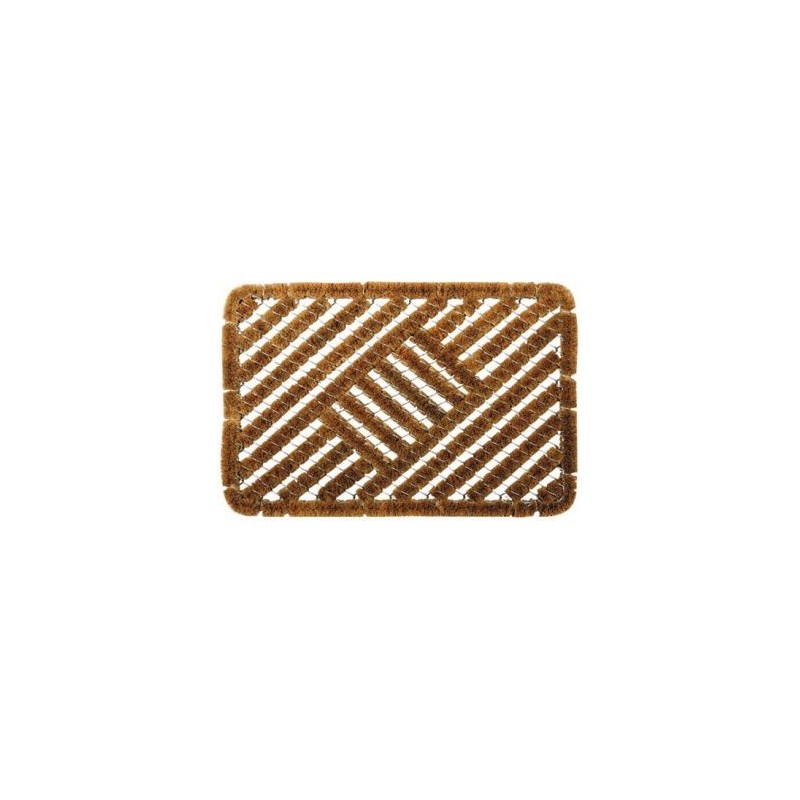 IDMAT Tapis grattant 40 x 60 cm - Coco Métal