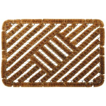 IDMAT Tapis grattant 40 x 60 cm - Coco Métal