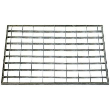 IDMAT Tapis grille metallique 40x60cm