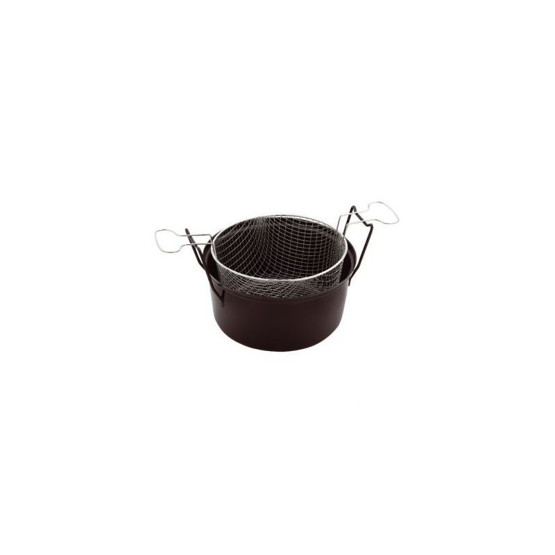 BAUMALU Friteuse du Nord 28 cm Email Noir