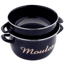 Marmite à moules 24 cm Noire