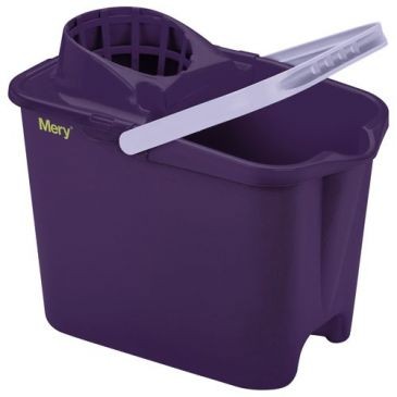 MERY Seau rectangulaire 14l + essoreur lilas