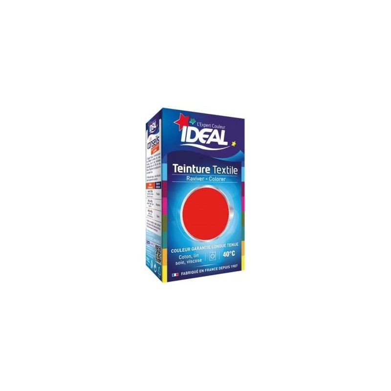IDEAL Teinture liquide pour coton - 40 mL - tomate cerise 03