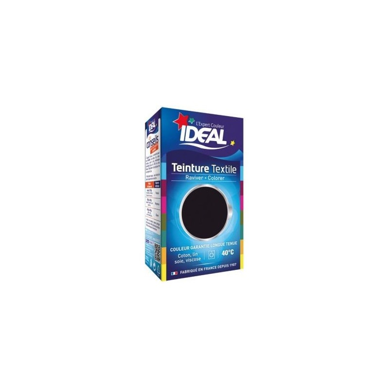 IDEAL Teinture liquide pour coton - 40 mL - noir 13