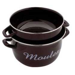 Marmite à moules 18 cm Noire