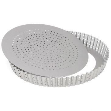 Patisse Moule à tarte perforé 24 cm - Silver Top