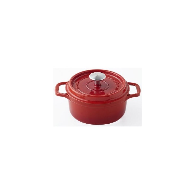 Invicta Cocotte en fonte ronde 22 cm Rubis
