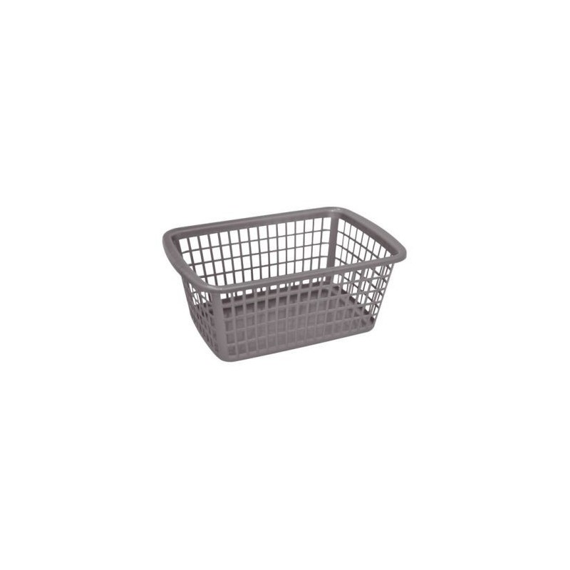 ALUMINIUM ET PLASTIQ Corbeille à linge - 11 L - gris
