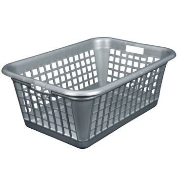 ALUMINIUM ET PLASTIQ Corbeille à linge 60 L Gris Silver