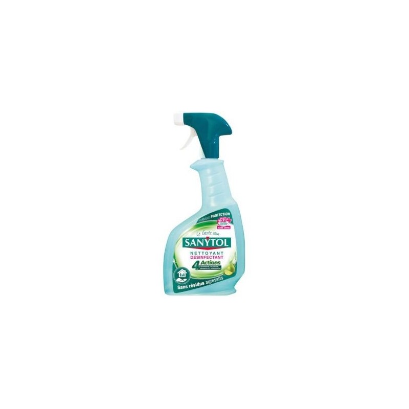 SANYTOL Sanytol nettoyant protection 4 actions 500ml