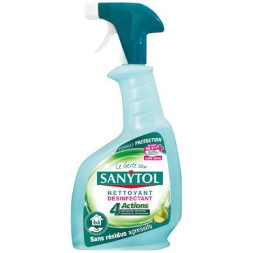 SANYTOL Sanytol nettoyant protection 4 actions 500ml