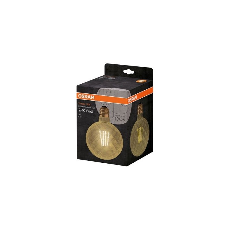 OSRAM Amp.led pinecone édition 1906 claire filament or 4.5W+40 E2