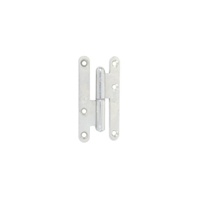 Afbat Paumelle Paris bt rond 80x40 gauche zingué blanc nf