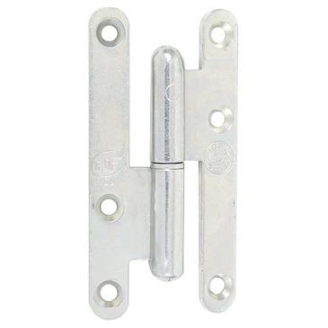 Afbat Paumelle Paris bt rond 80x40 gauche zingué blanc nf