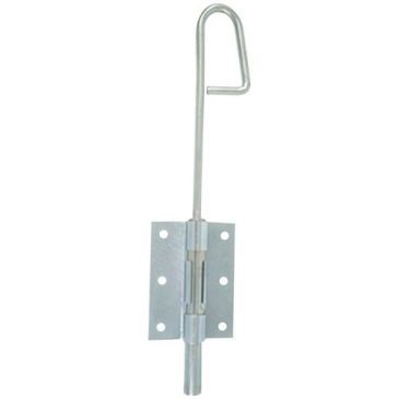 Afbat Verrou baionnette 16 l.400mm zingué blanc