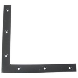 Equerre découpée fraisée 25x4 l.220mm noir