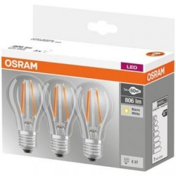 Led standard 7W E27 x 3...