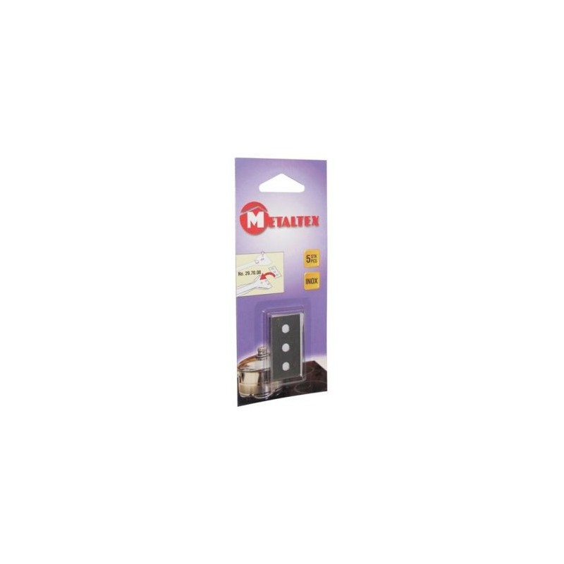 Metaltex Recharge x 5 lames gratte vitre